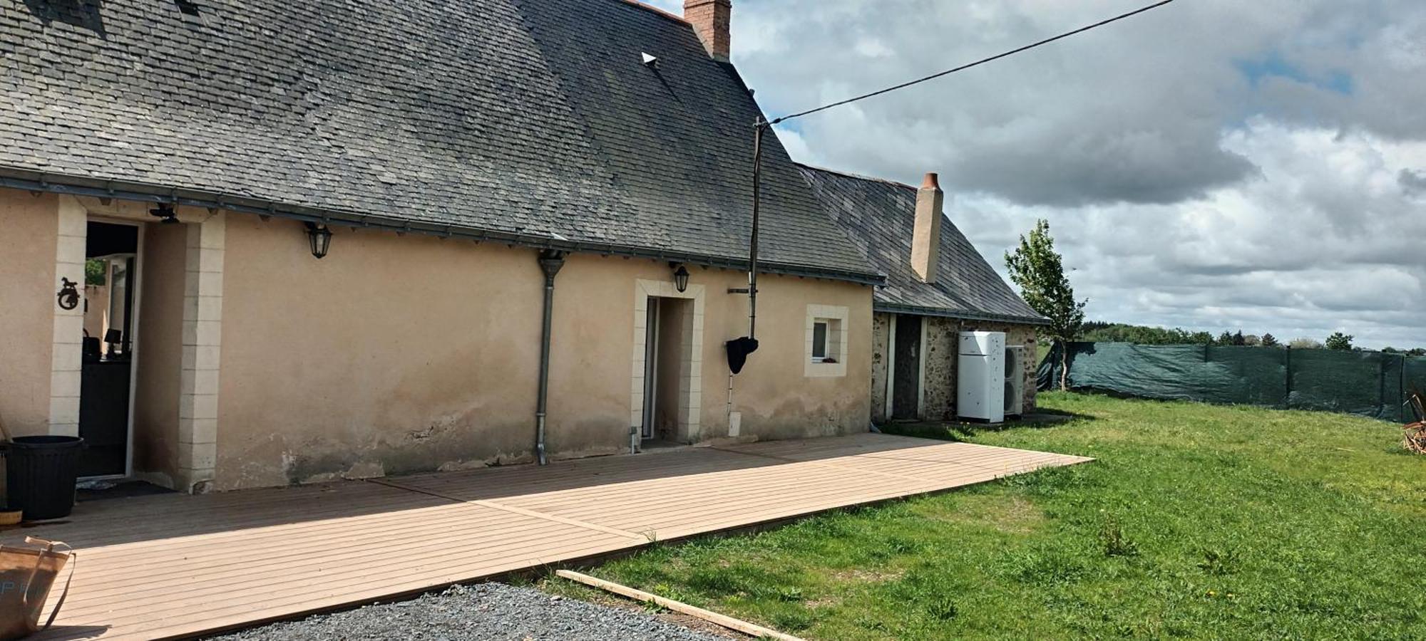Maison De Campagne Seiches-sur-le-Loir Exterior foto